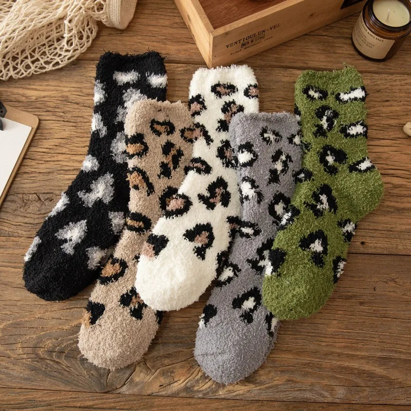ThermalSocks™ Fuzzy Fleece Winter Socks - 5 Pairs Pack