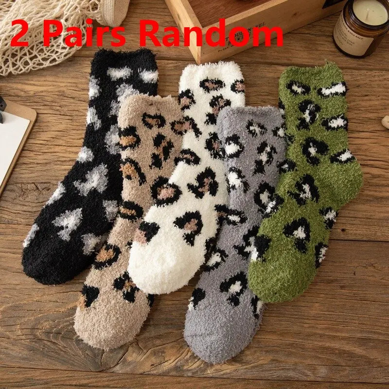 ThermalSocks™ Fuzzy Fleece Winter Socks - 5 Pairs Pack