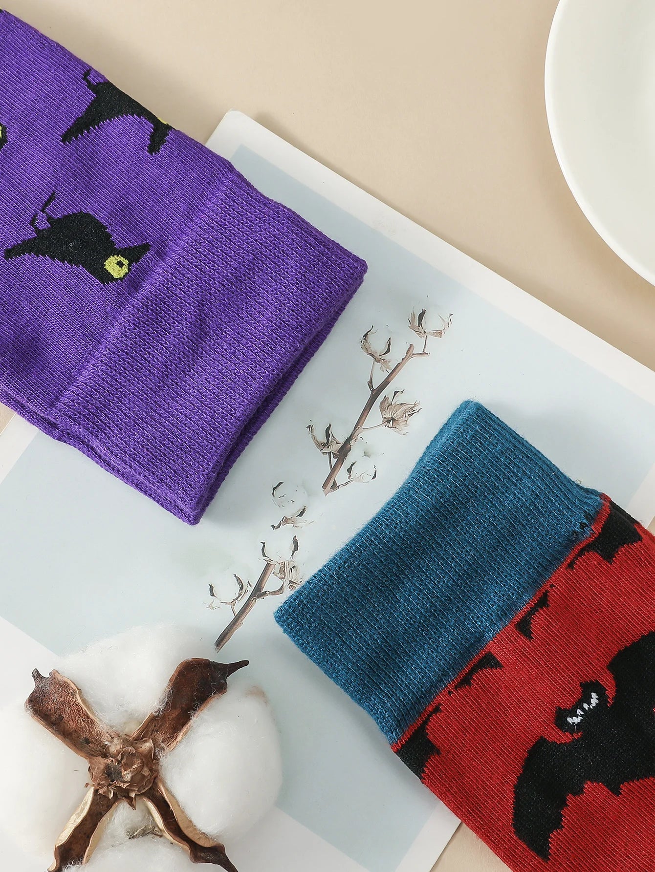 ThermalSocks™ Halloween Pattern Socks - 2 Pairs Pack