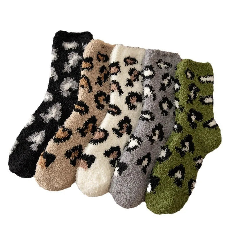 ThermalSocks™ Fuzzy Fleece Winter Socks - 5 Pairs Pack
