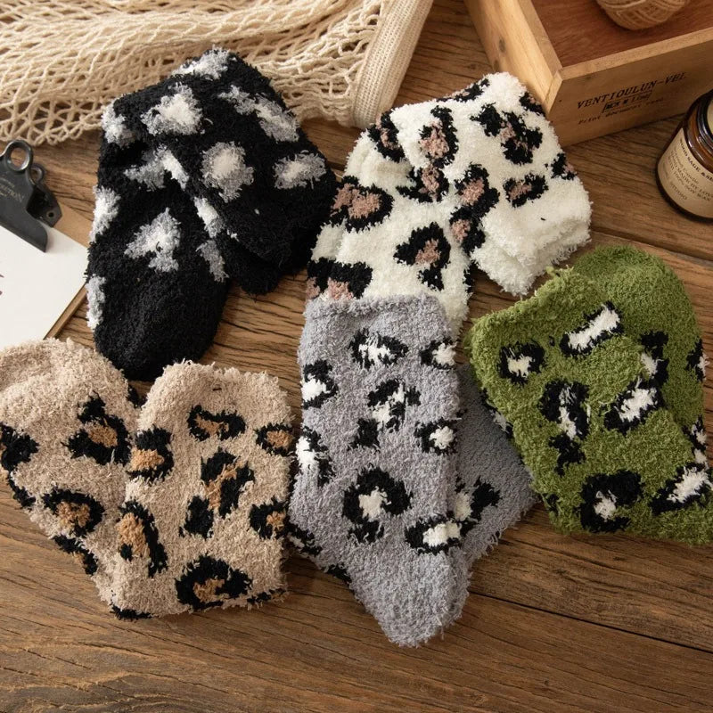 ThermalSocks™ Fuzzy Fleece Winter Socks - 5 Pairs Pack