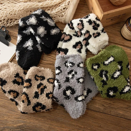 ThermalSocks™ Fuzzy Fleece Winter Socks - 5 Pairs Pack
