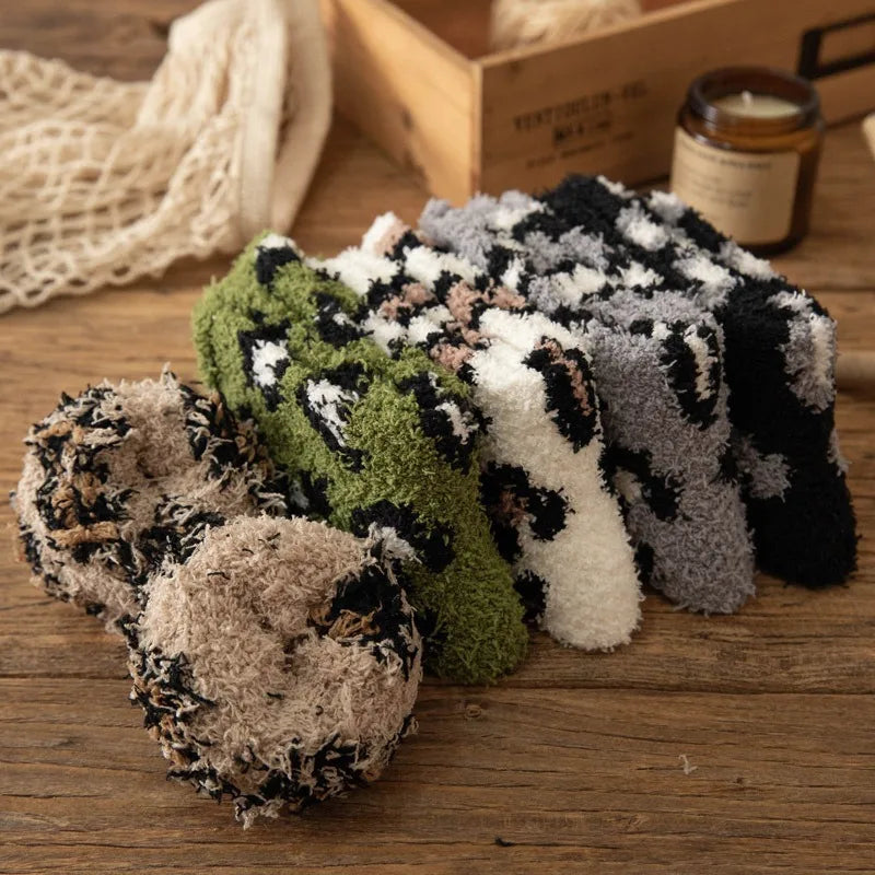 ThermalSocks™ Fuzzy Fleece Winter Socks - 5 Pairs Pack