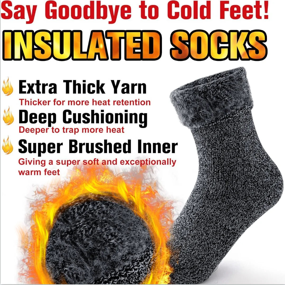 ThermalSocks™ Insulated Winter Socks - 2 Pairs Pack